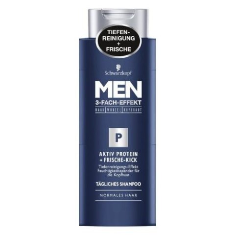 Schwarzkopf MEN szampon do włosów normalnych Activ Protein 250ml (Niemcy) Schwarzkopf MEN szampon do włosów normalnych Activ Protein 250ml (Niemcy)