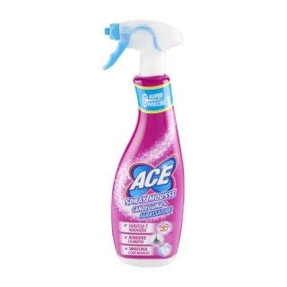 ACE Spray Mousse Odplamiacz w Sprayu Pianka z Wybielaczem Odtłuszczacz 750 ml (Włochy)