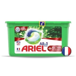 Ariel All in 1 Uniwersalne Kapsułki do Prania Ultra Detachant 31 szt. (Francja)