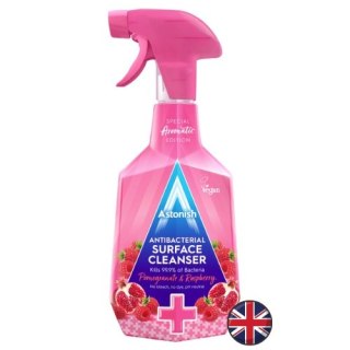 Astonish Pomegranate & Raspberry Antybakteryjny Płyn do Mycia Powierzchni 750 ml (Wielka Brytania)