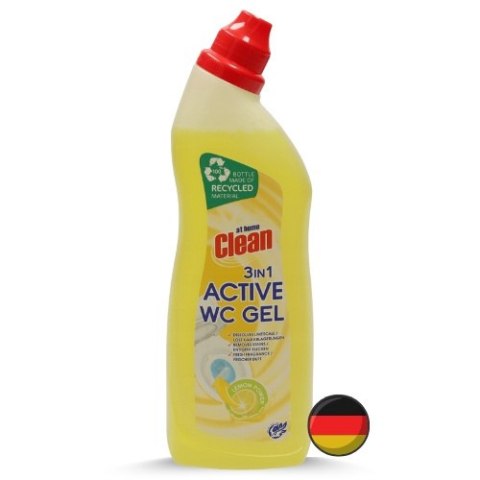 At Home Clean Active Gel Żel do Toalety WC Lemon Cytrynowy 750 ml (Niemcy) At Home Clean Active Gel Żel do Toalety WC Lemon Cytrynowy 750 ml (Niemcy)