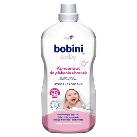 Bobini Baby Płyn Koncentrat do Płukania Ubranek Dziecięcych Hipoalergiczny 50 prań Bobini Baby Płyn Koncentrat do Płukania Ubranek Dziecięcych Hipoalergiczny 50 prań