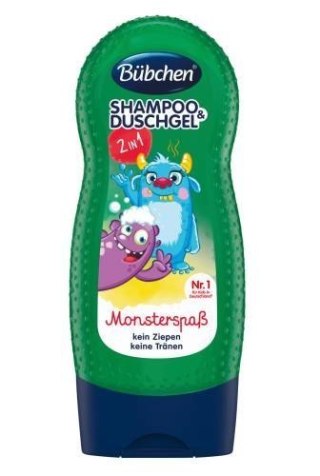 Bubchen Żel dla Dzieci Monster 2 in 1 230 ml (Niemcy)