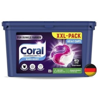 Coral All IN 1 Kapsułki do Czarnych Tkanin 50 szt (Niemcy)