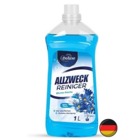 Deluxe Allzweck Reiniger Płyn do Podłóg Niebieski Kwiatowy Blume Frische 1l (Niemcy) Deluxe Allzweck Reiniger Płyn do Podłóg Niebieski Kwiatowy Blume Frische 1l (Niemcy)