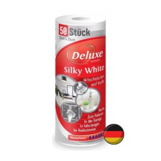 Deluxe Clean Soft Easy Ścierki na Rolce 50 szt. (Niemcy)