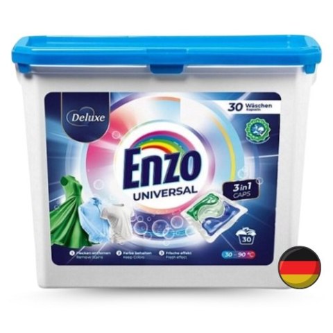 Deluxe Enzo Uniwersalne Kapsułki do Prania 30 szt. (Niemcy) Deluxe Enzo Uniwersalne Kapsułki do Prania 30 szt. (Niemcy)