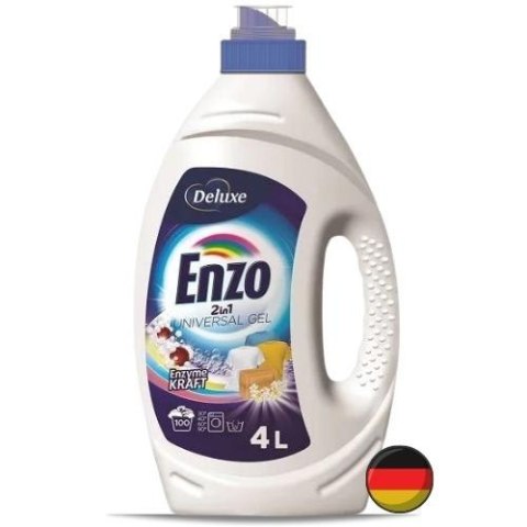Deluxe Enzo Żel do Prania 2w1 Uniwersalny 100 prań (Niemcy) Deluxe Enzo Żel do Prania 2w1 Uniwersalny 100 prań (Niemcy)