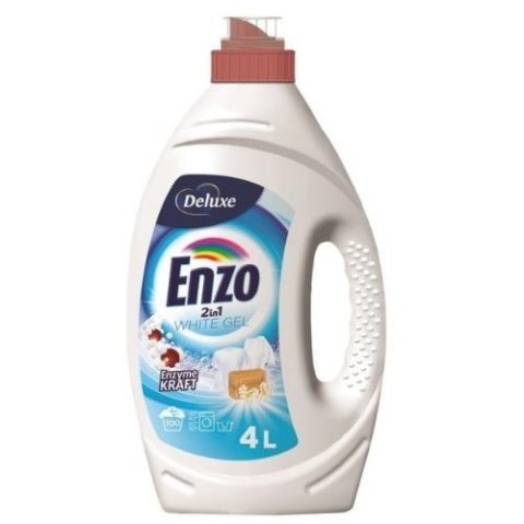 Deluxe Enzo Żel do Prania 2w1 do Tkanin Białych 100 prań (Niemcy) Deluxe Enzo Żel do Prania 2w1 do Tkanin Białych 100 prań (Niemcy)