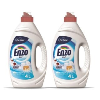 Deluxe Enzo Zestaw Żel do Prania Białego 2 x 100 = 200 prań (Niemcy)