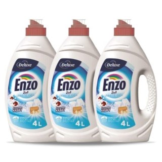 Deluxe Enzo Zestaw Żel do Prania Białego 3 x 100 = 300 prań (Niemcy)