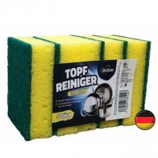 Deluxe Topfreiniger Duże Zmywaki Gąbki do Naczyń 5 szt. (Niemcy)