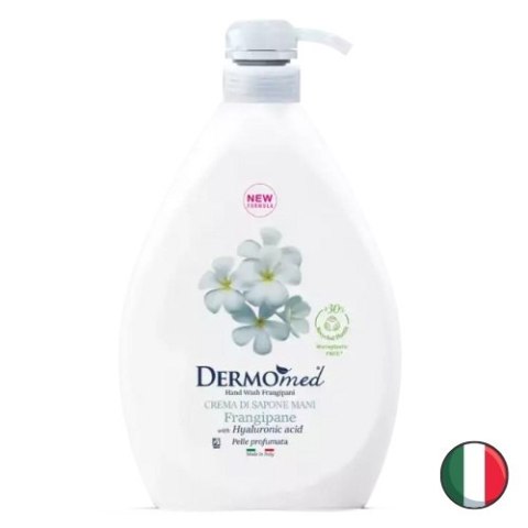 DermoMed Crema di Sapone Frangipane Kwiatowe Mydło w Płynie z Kwasem Hialuronowym 1l (Włochy) DermoMed Crema di Sapone Frangipane Kwiatowe Mydło w Płynie z Kwasem Hialuronowym 1l (Włochy)