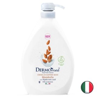 DermoMed Crema di Sapone Mandorla Migdałowe Mydło w Płynie z Kwasem Hialuronowym 1l (Włochy)