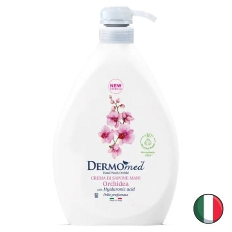 DermoMed Crema di Sapone Orchidea Kwiatowe Mydło w Płynie z Kwasem Hialuronowym 1l (Włochy) DermoMed Crema di Sapone Orchidea Kwiatowe Mydło w Płynie z Kwasem Hialuronowym 1l (Włochy)
