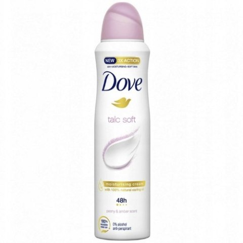 Dove Talc Soft Antyperspirant Damski w Sprayu 48h 150 ml Dove Talc Soft Antyperspirant Damski w Sprayu 48h 150 ml