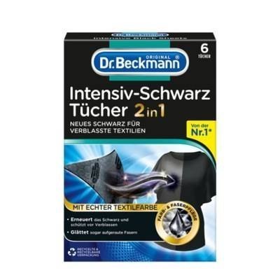 Dr Beckmann Chusteczki do Prania Czarnego Intensiv-Schwarz 2in1 Intensywna Czerń 6 szt. (Niemcy) Dr Beckmann Chusteczki do Prania Czarnego Intensiv-Schwarz 2in1 Intensywna Czerń 6 szt. (Niemcy)