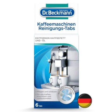 Dr Beckmann Kaffemaschinen Reinigungs-Tabs Tabletki do Czyszczenia Ekspresów do Kawy 6 szt. (Niemcy) Dr Beckmann Kaffemaschinen Reinigungs-Tabs Tabletki do Czyszczenia Ekspresów do Kawy 6 szt. (Niemcy)