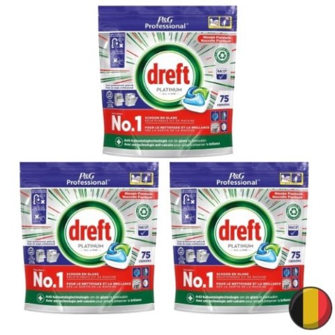 Dreft Platinum Tabletki do Zmywarki 3 x 75 szt. = 225 szt (Belgia) Dreft Platinum Tabletki do Zmywarki 3 x 75 szt. = 225 szt (Belgia)