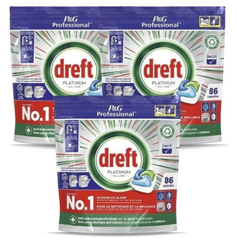 Dreft Platinum Tabletki do Zmywarki 3 x 75 szt. = 225 szt (Belgia) Dreft Platinum Tabletki do Zmywarki 3 x 75 szt. = 225 szt (Belgia)