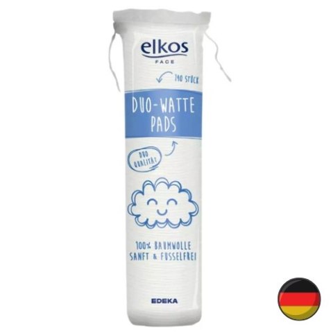 Elkos Duo-Watte Pads Płatki Kosmetyczne 140 szt. (Niemcy) Elkos Duo-Watte Pads Płatki Kosmetyczne 140 szt. (Niemcy)
