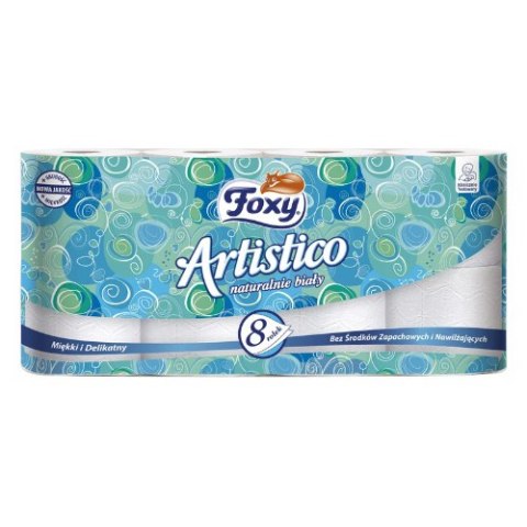 FOXY Artistico Papier Toaletowy 8 rolek FOXY Artistico Papier Toaletowy 8 rolek