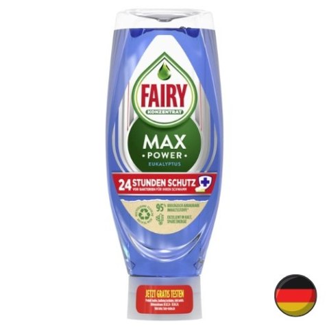 Fairy Max Power Skoncentrowany Płyn do Mycia Naczyń Antybakteryjny 545 ml (Niemcy) Fairy Max Power Skoncentrowany Płyn do Mycia Naczyń Antybakteryjny 545 ml (Niemcy)