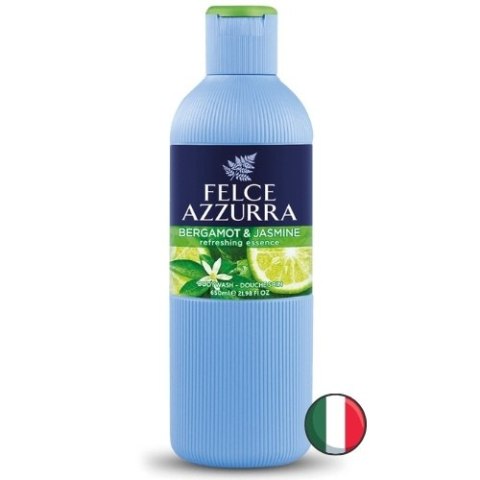 Felce Azzurra Żel pod Prysznic Bergamot Jasmine Bergamotka Kwiat Jaśminu 650 ml (Włochy) Felce Azzurra Żel pod Prysznic Bergamot Jasmine Bergamotka Kwiat Jaśminu 650 ml (Włochy)