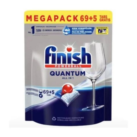 Finish Powerball Quantum All in 1 Tabletki do Zmywarki 74 szt. (Niemcy) Finish Powerball Quantum All in 1 Tabletki do Zmywarki 74 szt. (Niemcy)