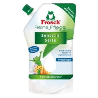 Frosch Sensitiv Mydło w Płynie Zapas 500 ml (Niemcy)