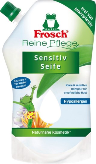 Frosch Sensitiv Mydło w Płynie Zapas 500 ml (Niemcy)