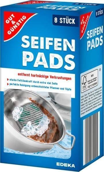 G&G Gąbki Zmywaki Nasączone 8 szt. (Niemcy) G&G Gąbki Zmywaki Nasączone 8 szt. (Niemcy)