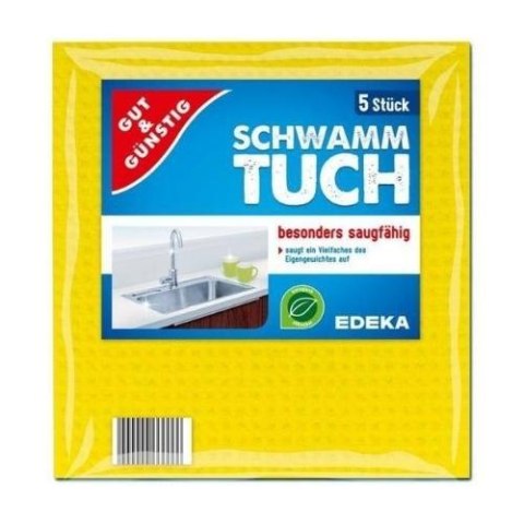 G&G Ściereczki gąbczaste 5 sztuk (Niemcy) G&G Ściereczki gąbczaste 5 sztuk (Niemcy)