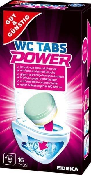 G&G Tabletki do odkamieniania WC 16 szt. (Niemcy)