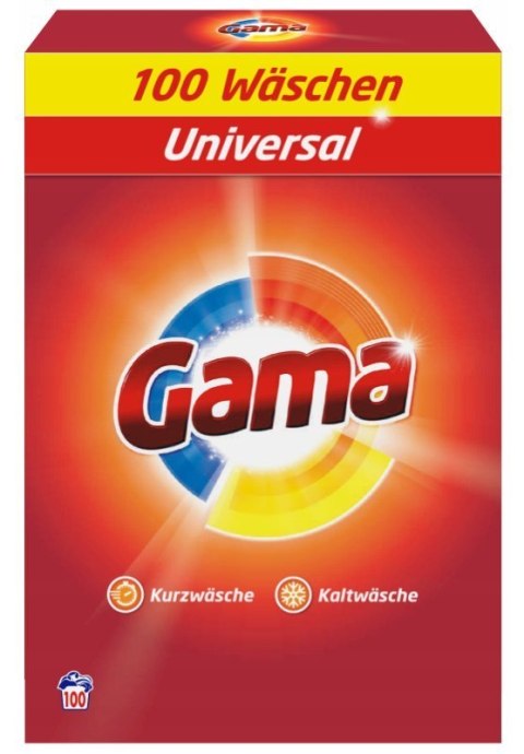 Gama Uniwersal Proszek do Prania 100 prań (Niemcy) Gama Uniwersal Proszek do Prania 100 prań (Niemcy)