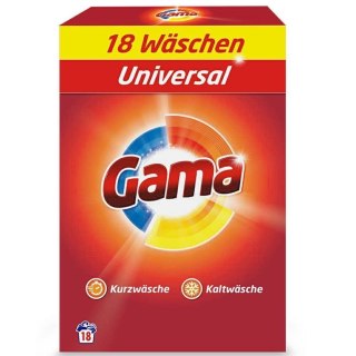 Gama Uniwersalny Proszek do Prania 18 prań (Niemcy)