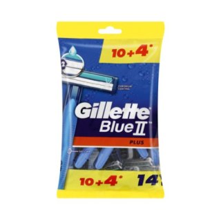 Gillette Blue II Plus Jednorazowe Maszynki do Golenia 14 sztuk
