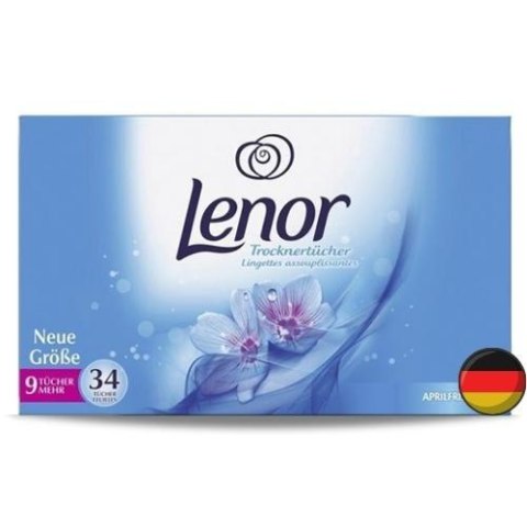 Lenor Aprilfrisch Chusteczki zapachowe do Suszarek 34 szt. (Niemcy) Lenor Aprilfrisch Chusteczki zapachowe do Suszarek 34 szt. (Niemcy)