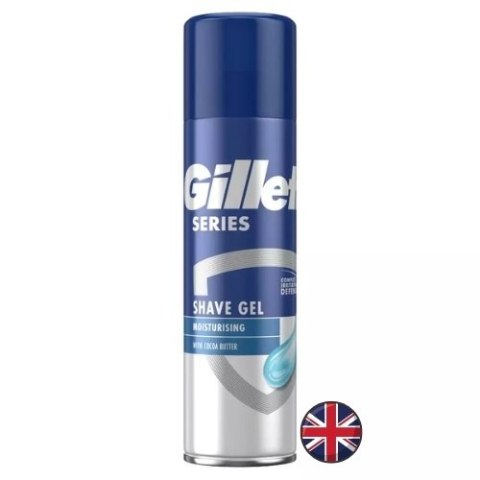 Gillette Shave Gel Żel do Golenia Nawilżający z Masłem Kakaowym 200 ml (Wielka Brytania) Gillette Shave Gel Żel do Golenia Nawilżający z Masłem Kakaowym 200 ml (Wielka Brytania)
