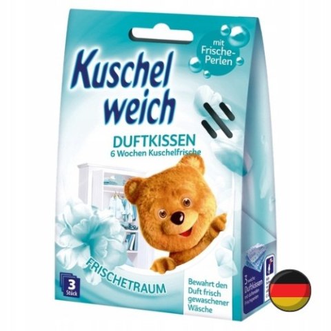 Kuschelweich Saszetki Zapachowe do Szafy Garderoby Frischetraum 3 szt. (Niemcy) Kuschelweich Saszetki Zapachowe do Szafy Garderoby Frischetraum 3 szt. (Niemcy)