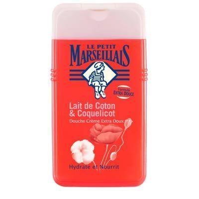 Le Petit Marseillais Żel pod Prysznic Cotton and Poppy 250 ml (Francja) Le Petit Marseillais Żel pod Prysznic Cotton and Poppy 250 ml (Francja)