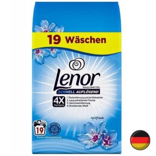 Lenor Aprilfrisch Niebieski Proszek do Prania Uniwersalny 19 prań (Niemcy)