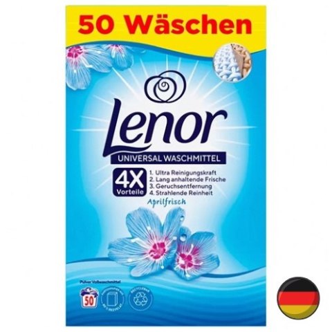 Lenor Aprilfrisch Proszek do Prania Uniwersalny 50 prań (Niemcy) Lenor Aprilfrisch Proszek do Prania Uniwersalny 50 prań (Niemcy)