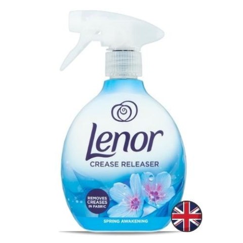 Lenor Crease Releaser Aprilfrisch Spring Awakening Niebieskie Żelazko w Sprayu 500 ml (Wielka Brytania) Lenor Crease Releaser Aprilfrisch Spring Awakening Niebieskie Żelazko w Sprayu 500 ml (Wielka Brytania)