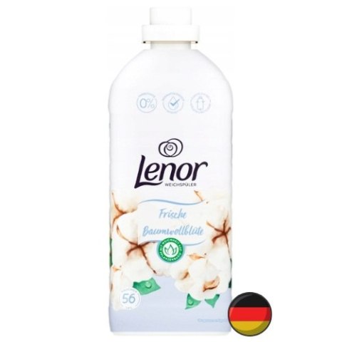 Lenor Frische Baumwollblute Kwiat Bawełny Płyn do Płukania 56 prań (Niemcy) Lenor Frische Baumwollblute Kwiat Bawełny Płyn do Płukania 56 prań (Niemcy)