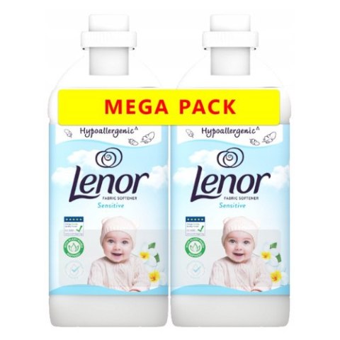 Lenor Sensitive Płyn do Płukania Delikatny Hipoalergiczny 2x49 prań = 98 prań Lenor Sensitive Płyn do Płukania Delikatny Hipoalergiczny 2x49 prań = 98 prań