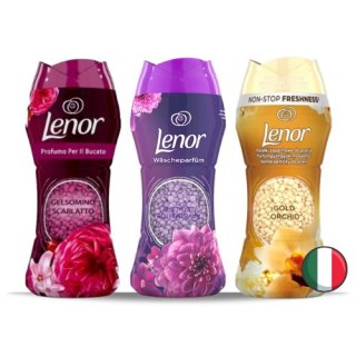 Lenor Zestaw Perełki Zapachowe Gelsomino Amethyst Gold Orchid 3x210g=630g (Włochy)