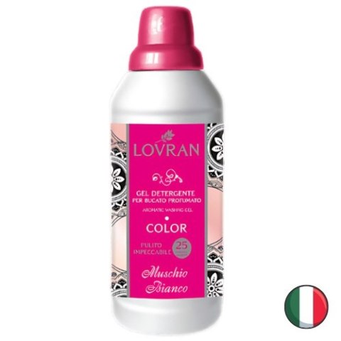 Lovran Żel do Prania Koloru Perfumowany Muschio Bianco Białe Piżmo 25 prań (Włochy) Lovran Żel do Prania Koloru Perfumowany Muschio Bianco Białe Piżmo 25 prań (Włochy)