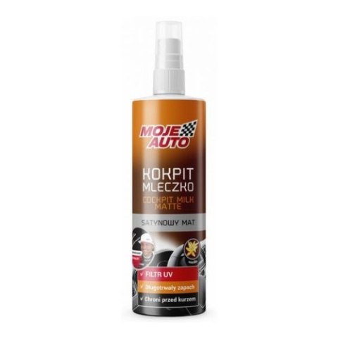 Moje Auto Mleczko Spray do Kokpitu Matowe 300 ml Moje Auto Mleczko Spray do Kokpitu Matowe 300 ml