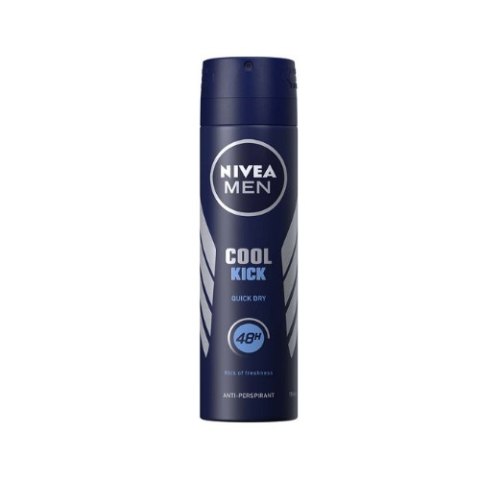 NIVEA MEN Cool Kick Quick Dry Dezodorant Antyperspirant Spray dla Mężczyzn 48h 250 ml (Niemcy) NIVEA MEN Cool Kick Quick Dry Dezodorant Antyperspirant Spray dla Mężczyzn 48h 250 ml (Niemcy)